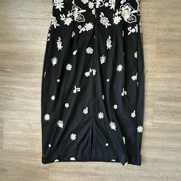 White House Black Market Dress Women's Size 10 Embroidered Floral Sheath NWT - Picture 14 of 14